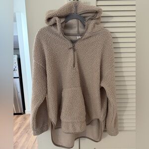 Old Navy Tan Sherpa Zip-Up